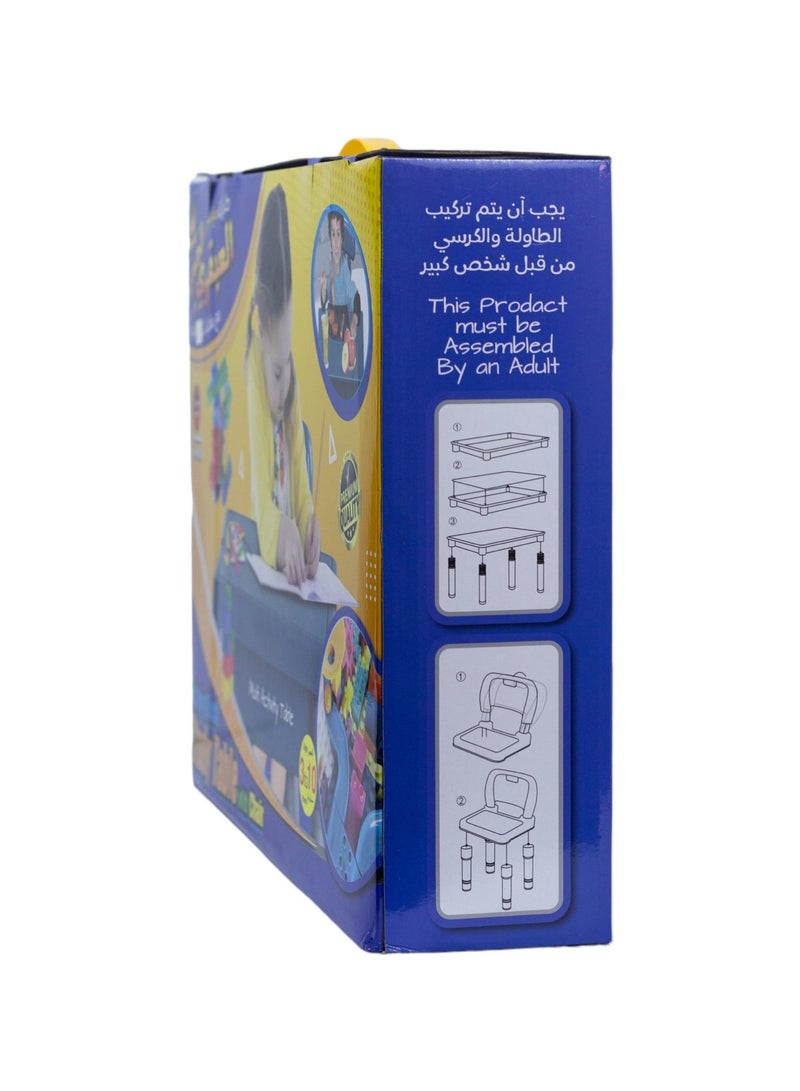 SUNDUS Kids Play Table with Chair – Building Blocks Table & Educational Activities - Image 4